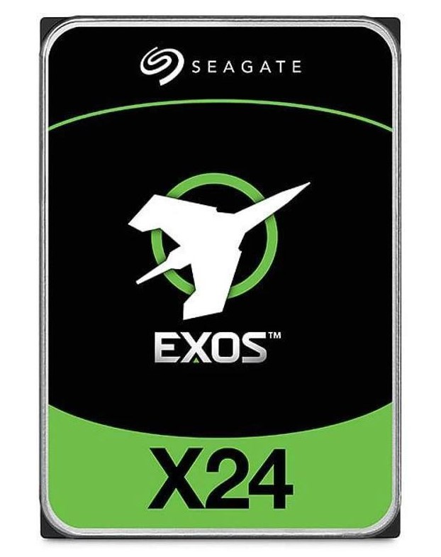Seagate Exos X24 24TB Enterprise Internal Hard Drive HDD - 6GB/s SATA 7200RPM 2.5M MTBF (ST24000NM002H)